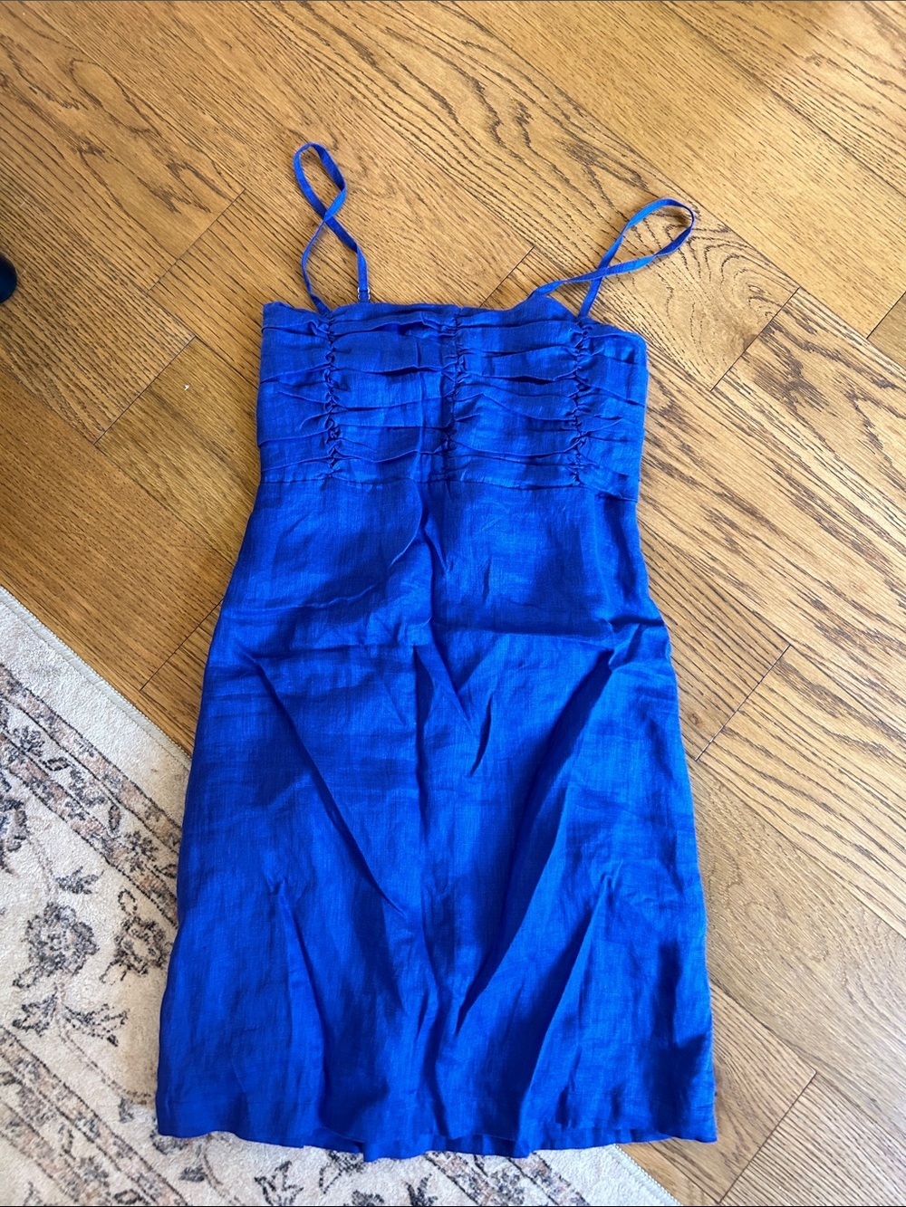 Royal Blue Spaghetti Strap Summer Dress